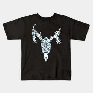 Deer Skull Made of Hands Kids T-Shirt